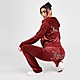 Red JUICY COUTURE Diamante Velour Track Pants