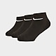 Black Nike 3 Pack Invisible Socks Junior
