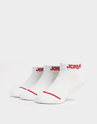Jordan 3 Pack No Show Socks Junior