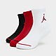 Multi Jordan 3 Pack Ankle Socks Junior