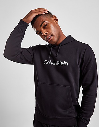 Introducir 46+ imagen calvin klein hoodie mens black