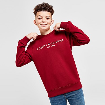 Tommy Hilfiger Essential Linear Logo Crew Sweatshirt Junior