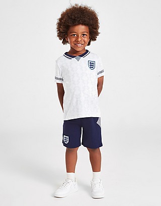 Official Team England '90 World Cup Home Retro Kit Children