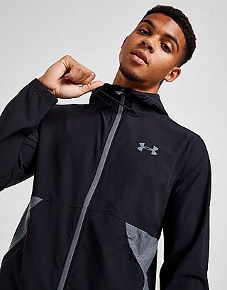 Under Armour Men's Sport Style Woven Fz Hoodie Warm-up Top 