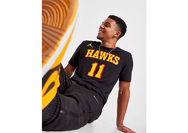 Jordan NBA Atlanta Hawks Young #11 T-Shirt - Black - Mens