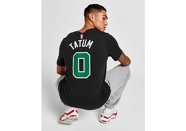 Jordan NBA Boston Celtics Tatum #0 T-Shirt - Black - Mens