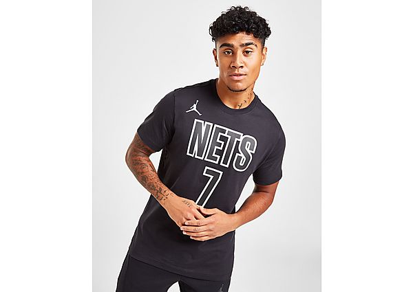 Nike NBA Brooklyn Nets Durant #7 T-Shirt - Black - Mens