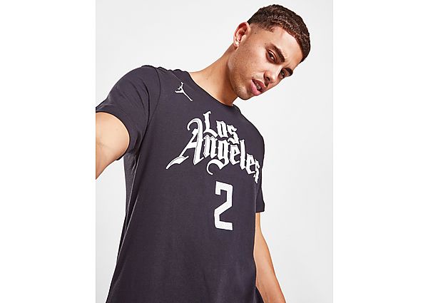 Jordan NBA LA Clippers Leonard #2 T-Shirt - Black - Mens