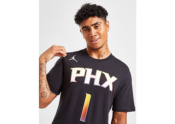 Jordan NBA Phoenix Suns Booker #1 T-Shirt - Black - Mens