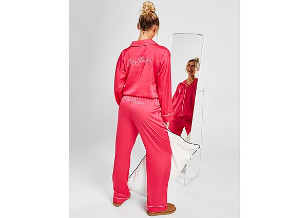JUICY COUTURE Satin Pyjama Trousers - Pink - Womens