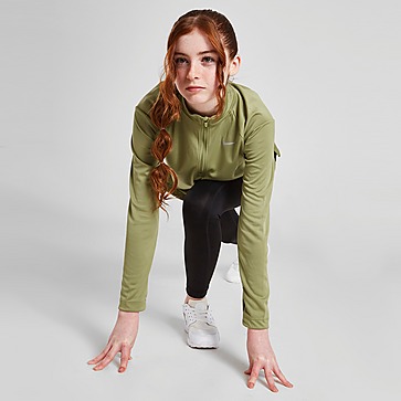 Nike Girls' Fitness Dri-FIT Long Sleeve 1/4 Zip Top