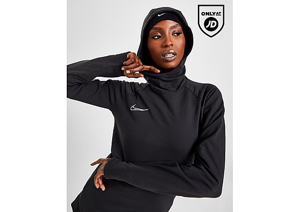 Nike Dri-FIT Academy Hoodie voor dames Black White- Dames