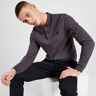 Fred Perry Twin Tipped  Long Sleeve Polo Shirt