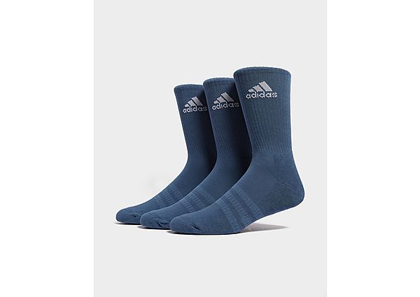 adidas 3-Pack Crew Socks - Blue