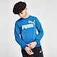 Blue Puma Core Crew Sweatshirt Junior