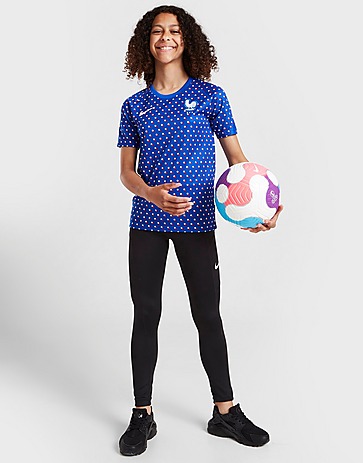 Nike French Football Federation Pre Match Shirt Junior