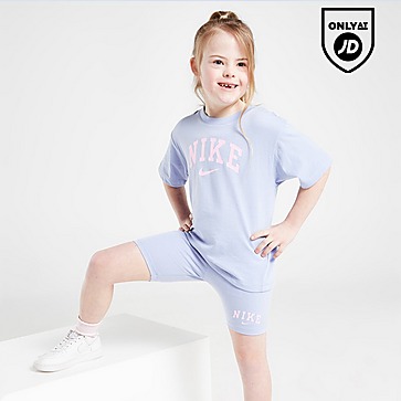 Nike Girls' Varsity T-Shirt/Cycle Shorts Children