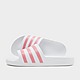 Grey/White/Pink/Grey/White adidas Originals Adilette Aqua Slides Women's