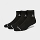 Black Jordan 3-Pack Drift Low Quarter Socks