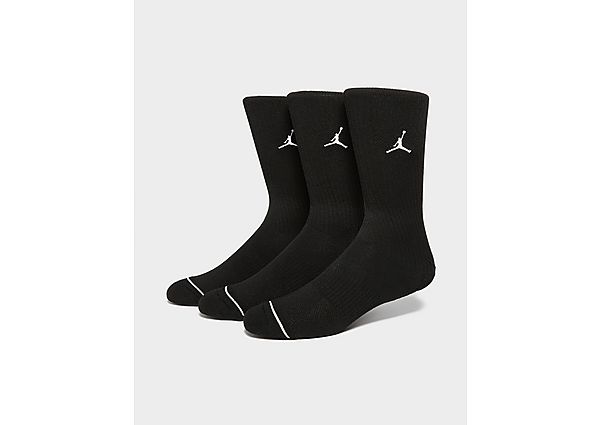 Jordan 3-Pack Everyday Crew Socks - Black