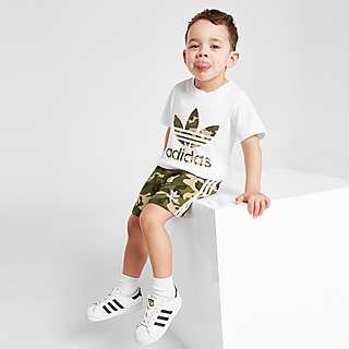adidas Originals Camo Infill T-Shirt/Shorts Set Infant
