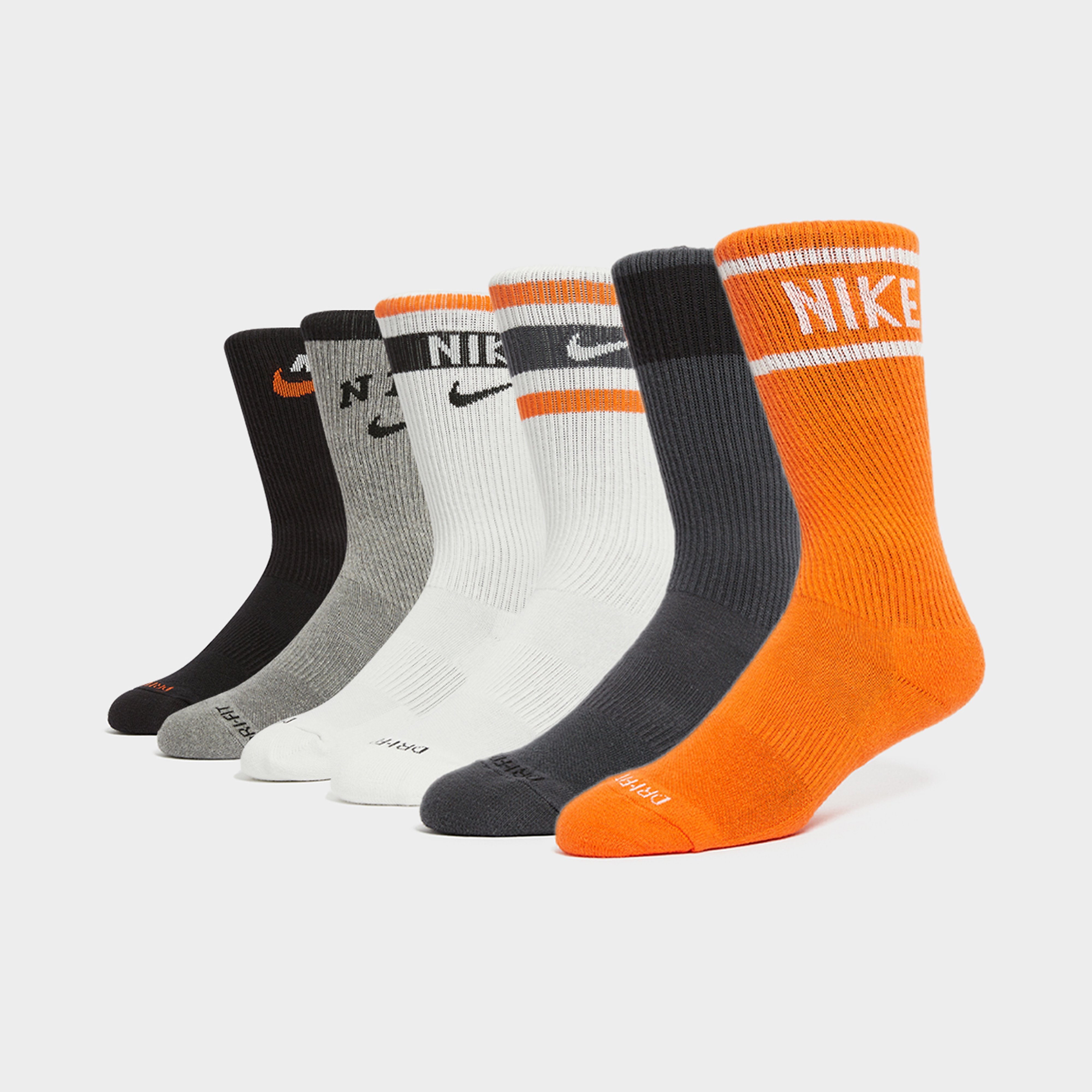 Nike 6-Pack Everyday Cushioned Training Crew Socks