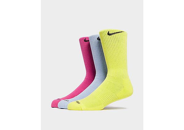 Nike Everyday Plus Cushioned Crew Socks (3-Pack) - Multi Coloured