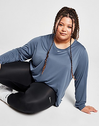 Nike Plus Size Dri-FIT One Long Sleeve Top