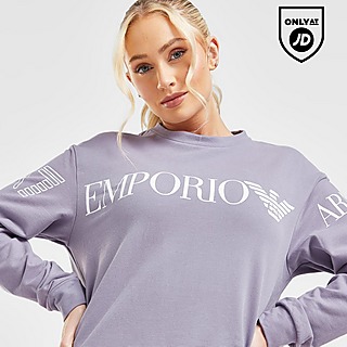 Emporio Armani EA7 Oversized Logo Crew Sweatshirt