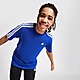 Blue adidas 3-Stripes T-Shirt Junior