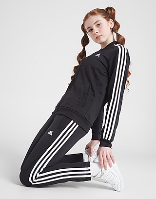adidas Girls' Essential 3-Stripes Tracksuit Junior