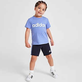 adidas Girls' Essential T-Shirt/Shorts Set Infant