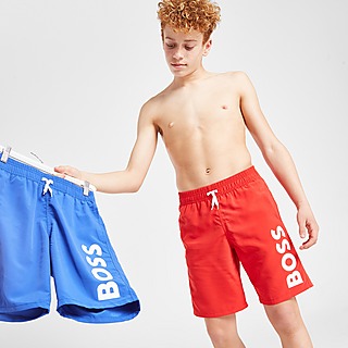 BOSS Side Print Swim Shorts Junior