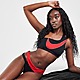 Black/Red Nike Asymmetric Bikini Bottoms