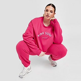 Pink Soda Sport Plus Size Toluca Crew Sweatshirt