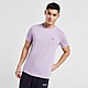 Purple BOSS Curved Logo T-Shirt