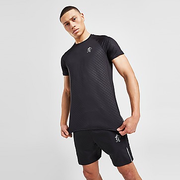 Gym King Embossed T-Shirt/Shorts Set