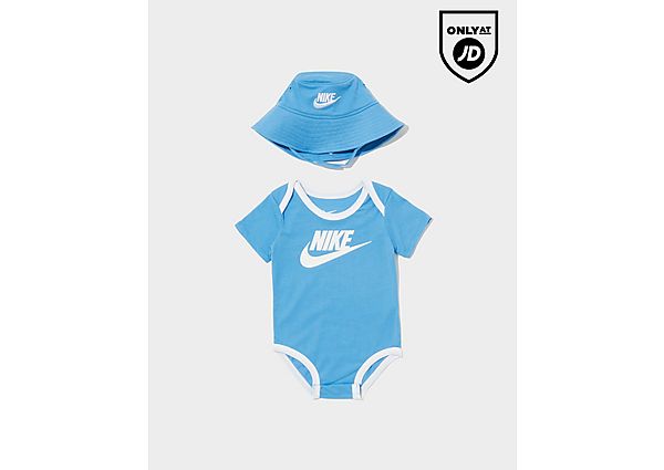 Nike Babygrow Bucket Hat Set Infant Blue Kind