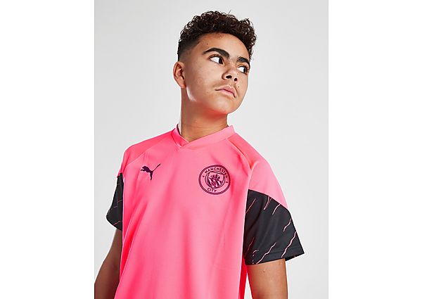 puma manchester city fc training shirt junior, pink