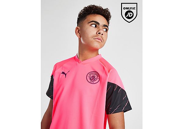puma manchester city fc training shirt junior, pink