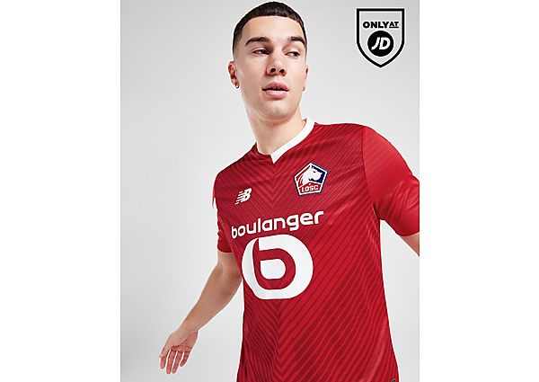 new balance losc lille 2023/24 home shirt, red