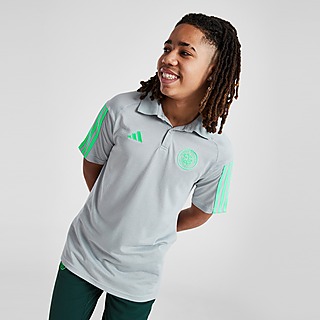 adidas Celtic FC Cotton Polo Shirt Junior