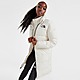 White The North Face Long Padded Jacket