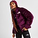 Red The North Face Velour Nuptse Jacket