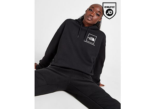 The North Face Box Overhead Hoodie Black- Dames