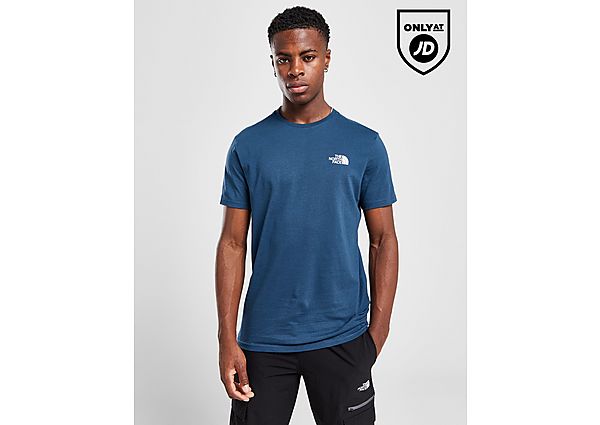 The North Face Simple Dome T-Shirt Heren Blue- Heren