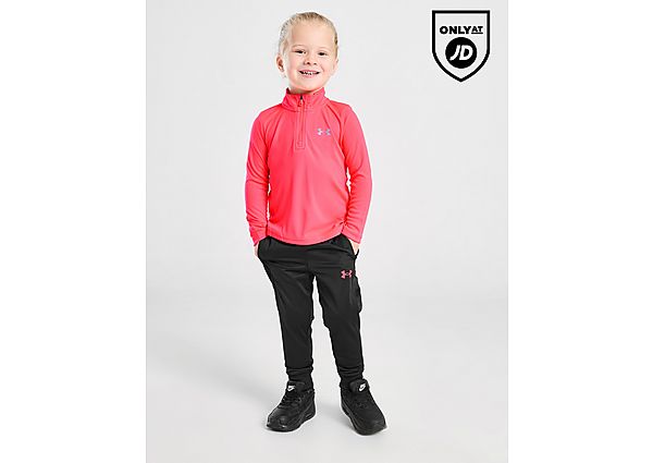 Under Armour 1 4 Zip Tracksuit Infant Red
