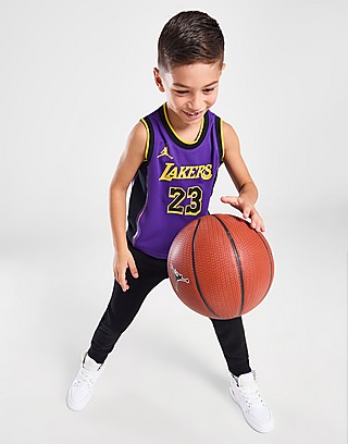 Jordan LA Lakers James #23 Statement Jersey Children