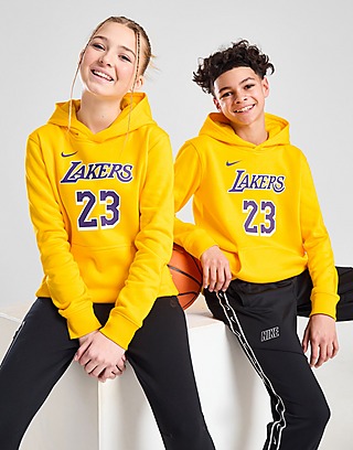 Nike NBA LA Lakers James #23 Icons Hoodie Junior