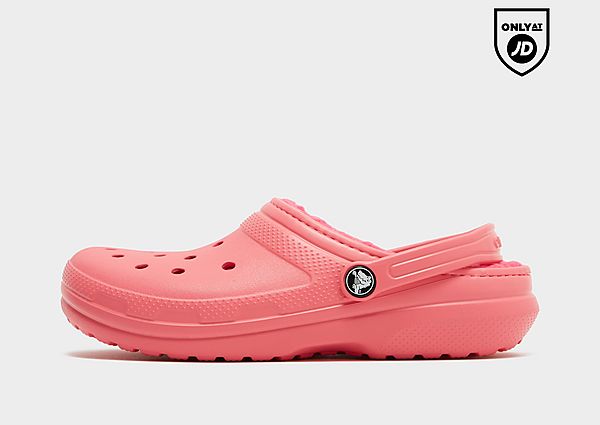 crocs classic clog lined junior, pink